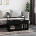 Maison Exclusive - Table basse, noir, 102x50x52,5 cm, panneau de particules