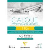 Clairefontaine 975108C Tekenblok Gelijmd Calqueerpapier