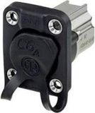 Neutrik NE8FDX-P6-W Doorvoer-inbouwbus