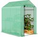 Outsunny Tuinkas - Polyetheen/Staal - 186x120x190cm - Groen