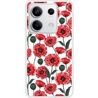 Xiaomi Redmi Note Fleurs de pavot Verstevigd hoesje met sublimatie bedrukking