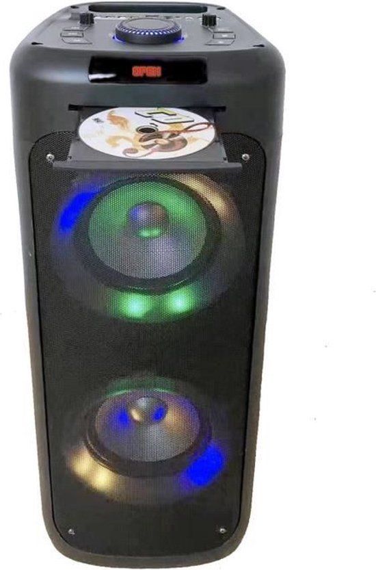 Inovalley MS06-CD-XXL - Luidspreker - draadloos - Bluetooth - USB - 1000 watt