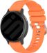 Strap-it Smartwatch siliconen Classic bandje - oranje