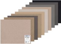 Zak CANSON Mi-Teintes Tekenpapier, 50 x 65 cm, 160 g/m², 10 stuks, Kleuren Assorti
