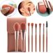 Knaak Professionele Pinceaux de Maquillage - Set de 8 Pièces - Rose - Outils Essentiels de Cosmétiques