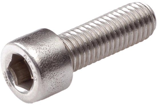 Hoenderdaal Fasteners - Binnenzeskantbout - RVS - A2 - CK - IB-10 - DIN912 M12X20 (50 stuks)
