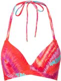 LingaDore Voorgevormde Triangel Bikini top Sea coral Gebloemd 40D