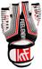 Krf Feel The Enemy Super Eva Double Strap Gants de boxe Blanc, Noir L