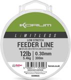 Korum Limitless Leeder Line 300m - 0.30mm - 12lb - 5.4kg