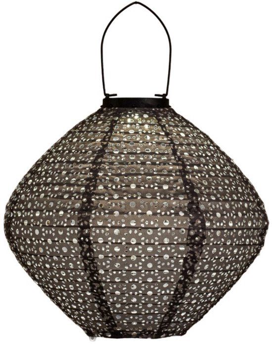 Annas collection - Solar Lampion 29 x 25 cm Grijs