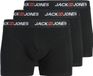 Jack & Jones Jaccorp Old Logo Trunks 3 Pack Black/black WB Homme Taille M