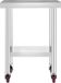 Corenia Table de travail Inox 61x46x86 cm avec 4 roues