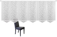 Home fashion Jacquard schuifgordijn set Jacquard stof 145 x 57 cm, wit 096631-0101