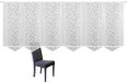 Home fashion Jacquard schuifgordijn set Jacquard stof 145 x 57 cm, wit 096631-0101