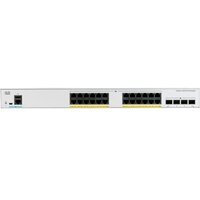 niet opgegeven Cisco Catalyst 1000-24P-4G-L - Switch - Beheerd - 24 x 10/100/1000 (PoE+) + 4 x Gigabit SFP (uplink) - rack-uitvoering - PoE+ (195 W)