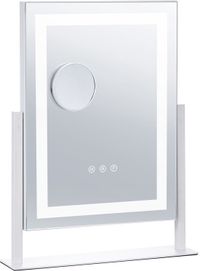 VEVOR Hollywood Make-Upspiegel Make-Upspiegel 3 Kleuren 406x296mm 360° Draaibaar
