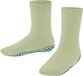 FALKE Catspads Noppen op de zool coton laine chaussettes d'intérieur enfants vert - taille 35-38