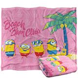 Minions Beach Bum Club Silky Touch Super Zachte Sprei Deken 152 x 127 cm