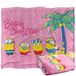 Minions Beach Bum Club Silky Touch Super Zachte Sprei Deken 152 x 127 cm