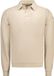 NZA New Zealand Auckland Poloshirt Polo Long Sleeve 26gn202 Tan Sand Melange Mannen Maat - XXL