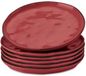 LOBERON Dessertbordje set van 6 Biarré rood