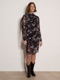 Apricot Mini-jurk van mesh met abstracte print