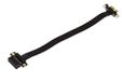 KALEA-INFORMATIQUE Riser-type uitbreidingspad voor PCI Express x1 naar PCIe x1-poort met flexibele, afgeschermde pads die compatibel zijn met PCIe 3.0. Totale lengte 23 cm