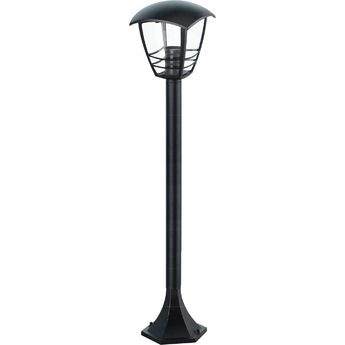 BES LED Narmy 5 - Staande Buitenlamp - E27 - Mat Zwart - Aluminium - Ø170mm - 84cm
