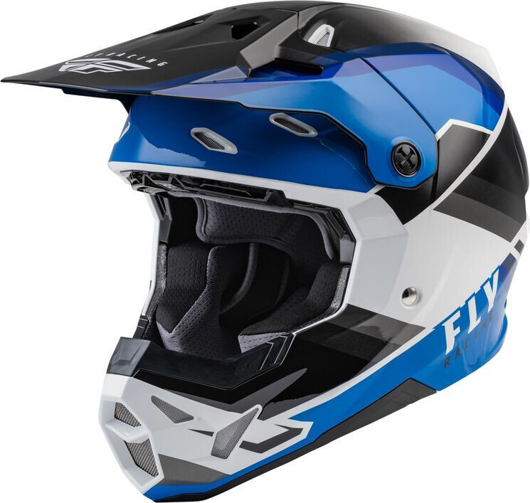 Fly Racing Formula CP Rush Helmet, blauw/wit