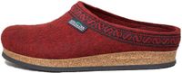 Stegmann Dames en Heren clogs Filz firebrick Wol Kurk Rubber