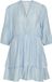 VILA VIKENILA V-NECK 3/4 DRESS/TES Dames Mini jurken Maat 44 Nantucket Breeze