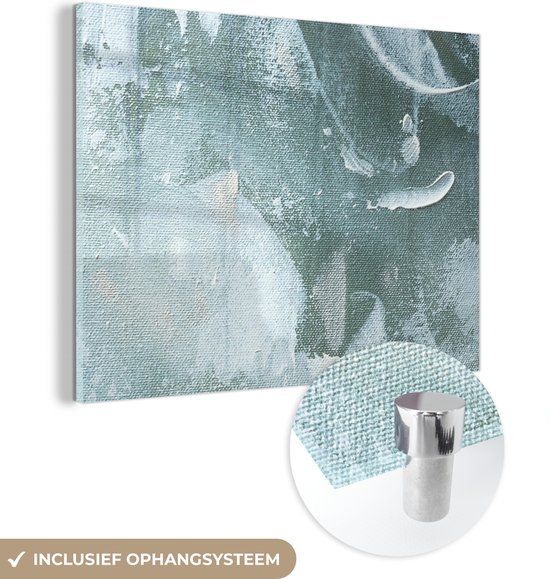 MuchoWow® Glass Painting 40x30 cm - Acrylic Glass Painting - Abstract Design - Photo on Glass