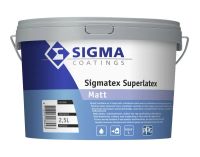 Sigmatex Superlatex Matt | Matte Muurverf en Plafondverf | 2,5 LTR | Wit