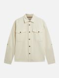 Scotch and Soda Chemise en coton et lin écru - Taille XL - Hommes