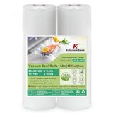 KitchenBoss Vacuümrollen 2 rollen 28 x 600 cm vacuümfolie