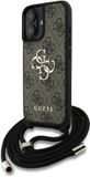 Guess 4G Serie Hoesje voor iPhone 16 Plus - Bruin
