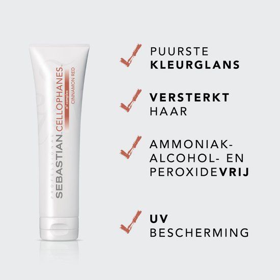 Sebastian Professional Cellophanes Cinnamon Red Kleurglansbehandeling - 300 ml