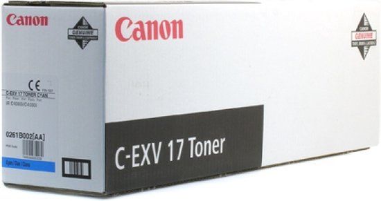 Canon C-EXV17 Cyaan Toner Cartridge - 30000 Pages - Original