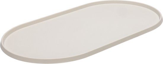 Designed by Lotte Oona Placemat Hond/Kat - Placemat voerbak - Vaatwasserbestendig - Silicone - Beige - 55x30x1,7 cm