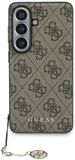 Guess 4G Classic Logo Hoesje pour Samsung Galaxy S26 - Brun
