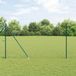 Grillage hexagonal avec poteaux 25 x 1,5 m Acier revêtu de PVC Vert