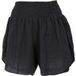 Guru-Shop Shorts - Yoga Shorts Boho - S tot XL - voor Vrouwen - zwart