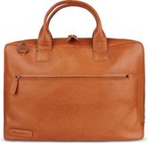 Plevier Onyx laptoptas 17-17.3 inch cognac