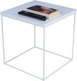 FutuStal - Stalen Draden Tafel - 40cm - Wit Mat - Wit Glans