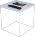 FutuStal - Stalen Draden Tafel - 40cm - Wit Mat - Wit Glans