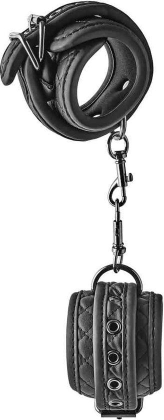 Blaze - Vegan Leather Handcuffs - Black