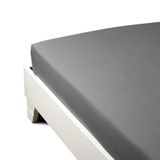 Caleffi Percalle Hoeslaken, Percal, Grijs, Tweepersoonsbed, 1003516