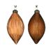 Decoris Ornament glas olijf d6.5h13.5 cm