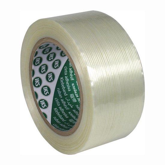 IKS F407 Filament Tape, Colorless, 50 m x 25 mm
