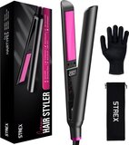 Strex 2-in-1 Stijltang - Stijlen en Krullen - Keramisch - 120℃/230℃ - Grijs